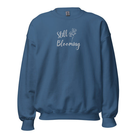 Embroidered Blooming Sweatshirt - Happierr