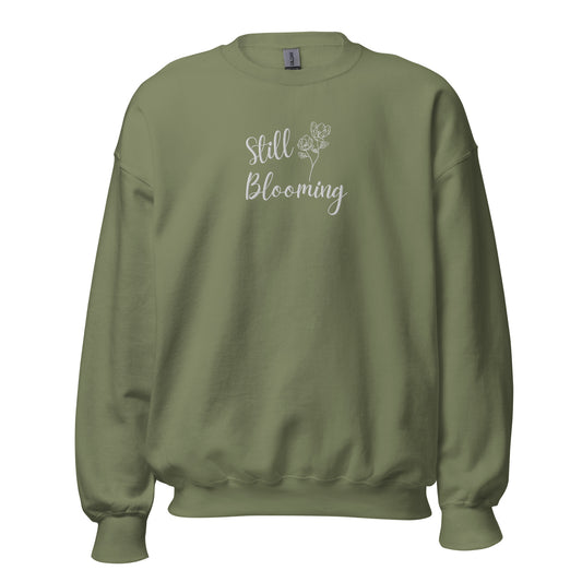 Embroidered Blooming Sweatshirt - Happierr