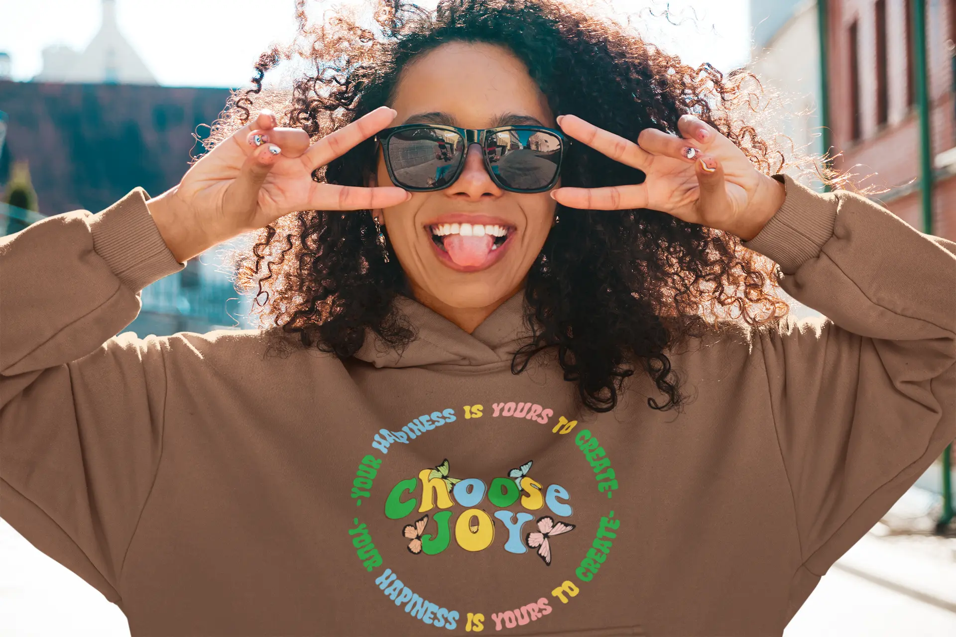 Choose Joy Hoodie Elevate Essentials
